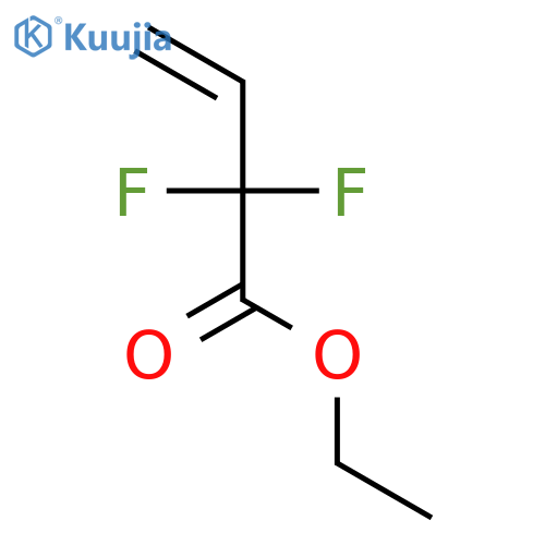 2,2-difluoro-3-butenoic acid ethyl ester structure