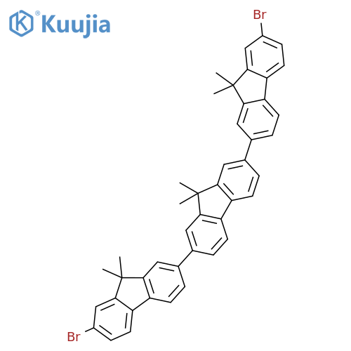 2,2':7',2''-Ter-9H-fluorene, 7,7''-dibromo-9,9,9',9',9'',9''-hexamethyl- structure