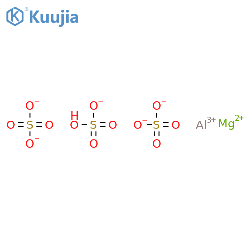 Sulfuric acid, aluminummagnesium salt (1:?:?) structure