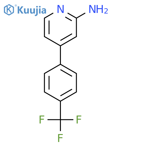 4-(4-(Trifluoromethyl)phenyl)pyridin-2-amine structure