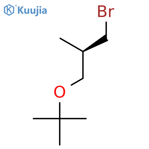 PROPANE, 1-BROMO-3-(1,1-DIMETHYLETHOXY)-2-METHYL-, (R)- structure