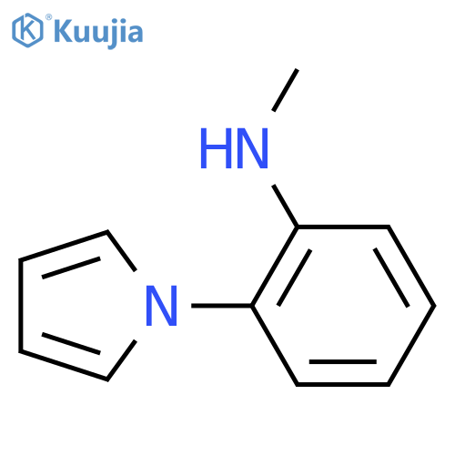 N-methyl-2-(1H-pyrrol-1-yl)aniline structure
