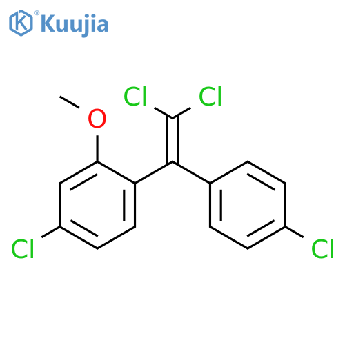 Benzene,4-chloro-1-[2,2-dichloro-1-(4-chlorophenyl)ethenyl]-2-methoxy- structure