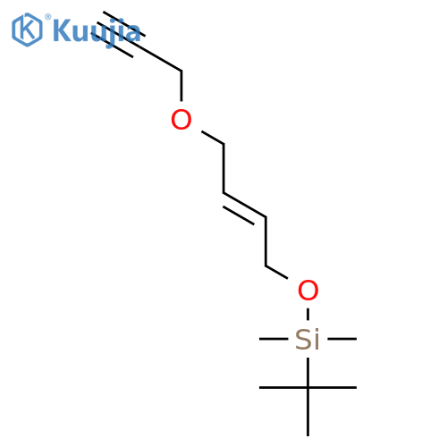 Silane, (1,1-dimethylethyl)dimethyl[[4-(2-propynyloxy)-2-butenyl]oxy]- structure