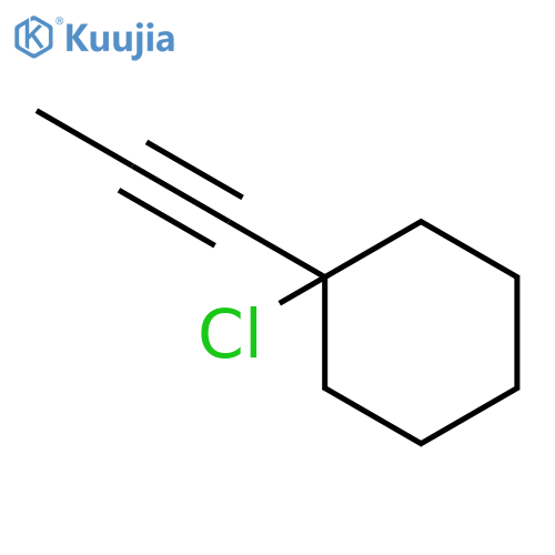 1-Chloro-1-(prop-1-yn-1-yl)cyclohexane structure