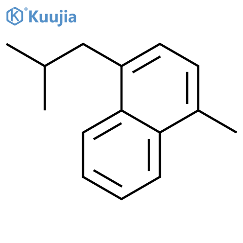 Naphthalene,1-methyl-4-(2-methylpropyl)- structure