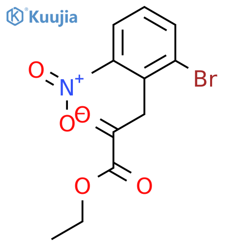 Ethyl 3-(2-Bromo-6-nitrophenyl)-2-oxopropanoate structure