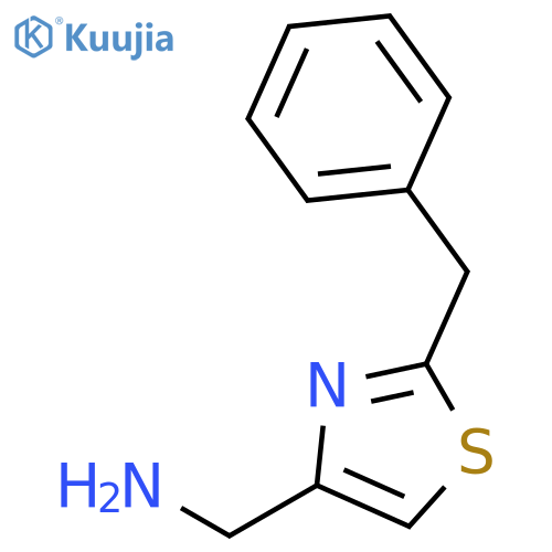 C-(2-Benzyl-thiazol-4-yl)-methylamine structure