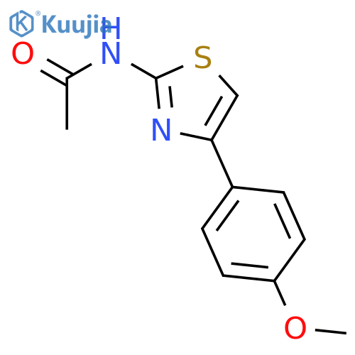 N-4-(4-methoxyphenyl)-1,3-thiazol-2-ylacetamide structure
