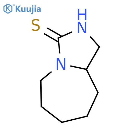 3H-Imidazo[1,5-a]azepine-3-thione, octahydro- structure
