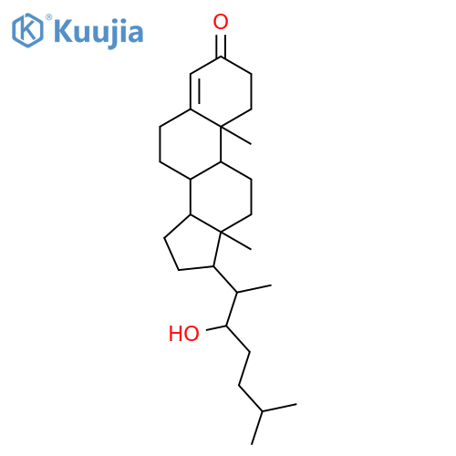 22-Hydroxycholest-4-en-3-one structure