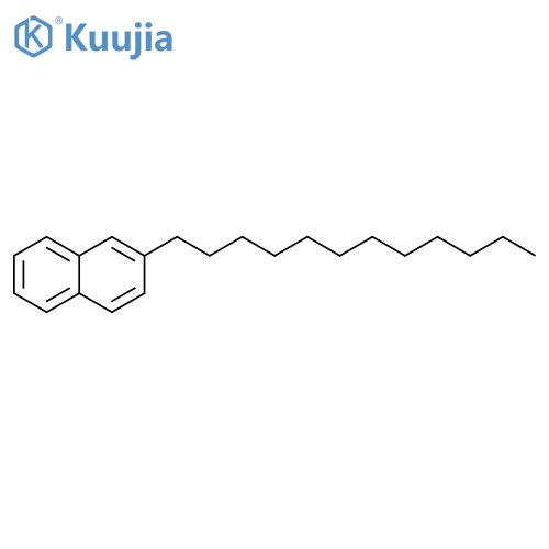 Naphthalene, 2-dodecyl- structure