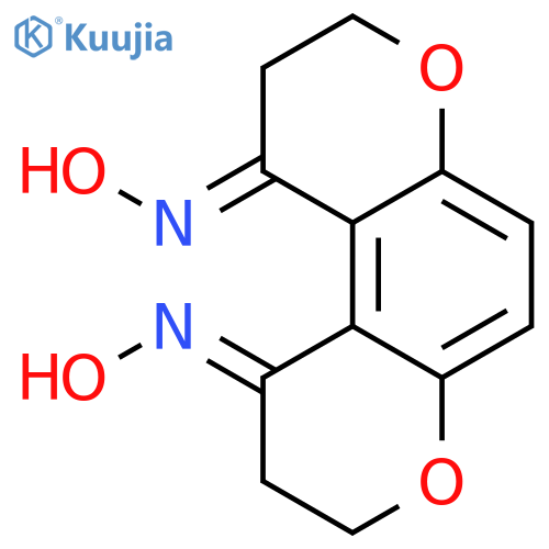 Benzo[1,2-b:4,3-b']dipyran-1,10-dione, 2,3,8,9-tetrahydro-, dioxime structure