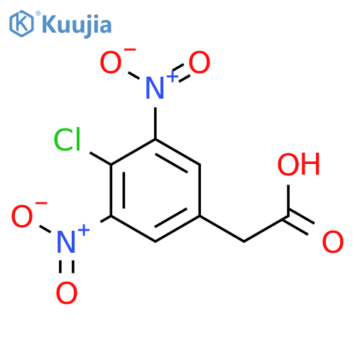 4-Chloro-3,5-dinitrophenylacetic acid structure