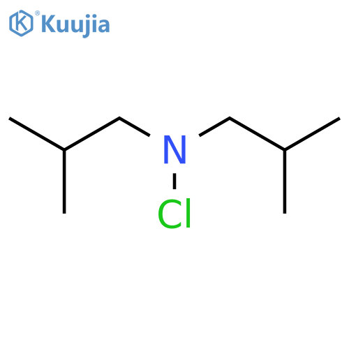 N-chloro-2-methyl-n-(2-methylpropyl)propan-1-amine structure