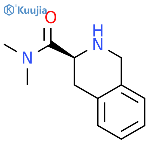 3-ISOQUINOLINECARBOXAMIDE, 1,2,3,4-TETRAHYDRO-N,N-DIMETHYL-, (3S)- structure