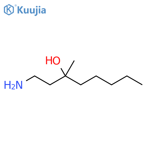 3-Octanol, 1-amino-3-methyl- structure