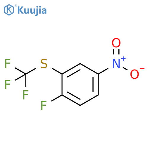1-Fluoro-4-nitro-2-trifluoromethylsulfanyl-benzene structure