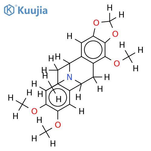 8,9,13-trimethoxy-14-methyl-5,6,11,12-tetrahydro-5,11-epiazano-benzo[5',6']cycloocta[1',2':4,5]benzo[1,2-d][1,3]dioxole structure