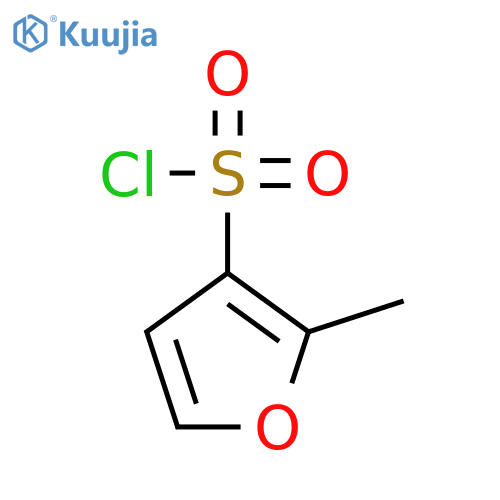 2-methylfuran-3-sulfonyl chloride structure