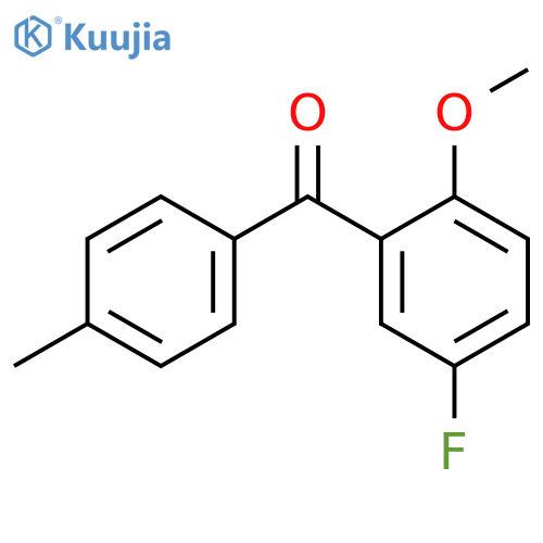 Methanone, (5-fluoro-2-methoxyphenyl)(4-methylphenyl)- structure