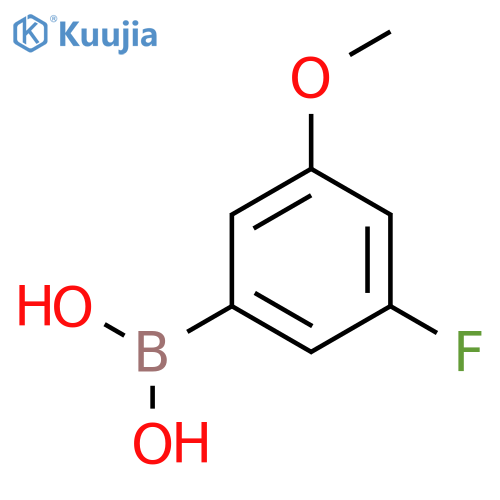3-Fluoro-5-methoxyphenylboronic acid structure