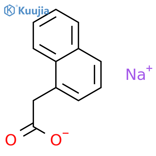Sodium 2-(naphthalen-1-yl)acetate structure