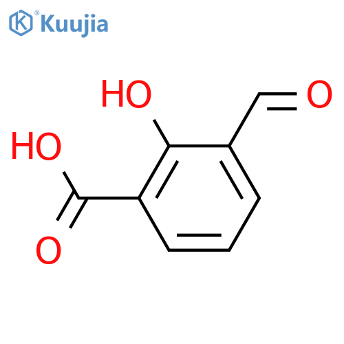 3-formyl-2-hydroxybenzoic acid structure