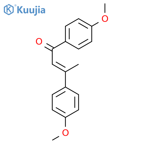 (2Z)-1,3-Bis(4-methoxyphenyl)-2-buten-1-one structure