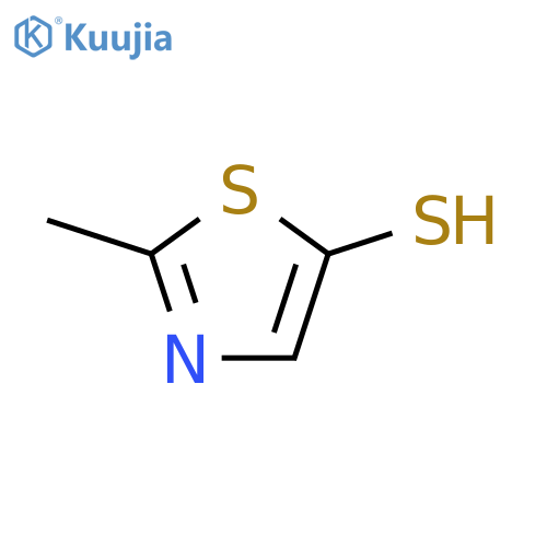 2-methyl-1,3-thiazole-5-thiol structure