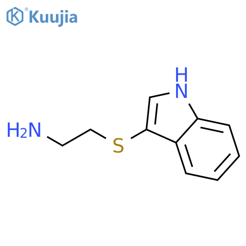 2-(1H-indol-3-ylsulfanyl)ethan-1-amine structure