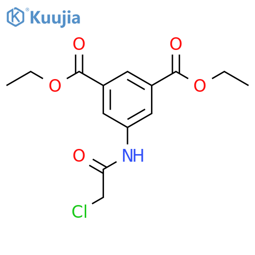1,3-diethyl 5-(2-chloroacetamido)benzene-1,3-dicarboxylate structure
