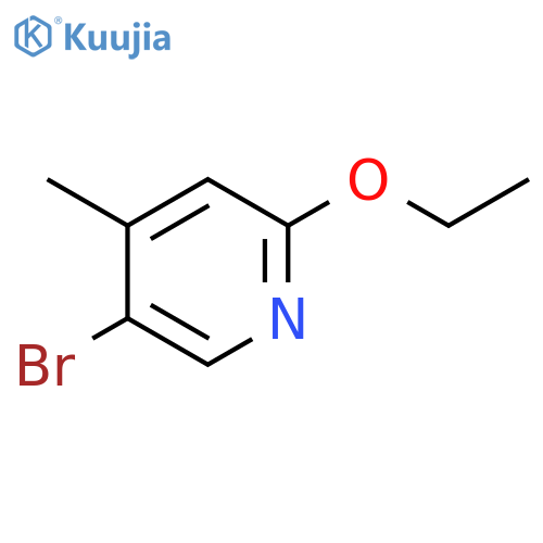 5-Bromo-2-ethoxy-4-methylpyridine structure