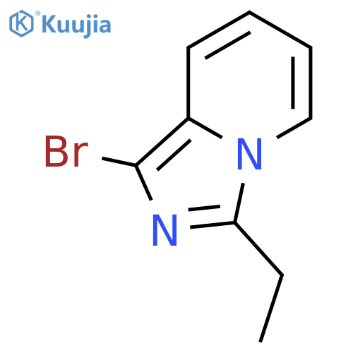Imidazo[1,5-a]pyridine, 1-bromo-3-ethyl- (9CI) structure