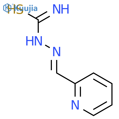 2-Pyridinecarboxaldehyde thiosemicarbazone structure