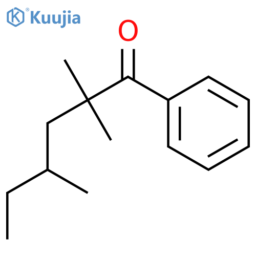 1-Hexanone, 2,2,4-trimethyl-1-phenyl-, (S)- structure