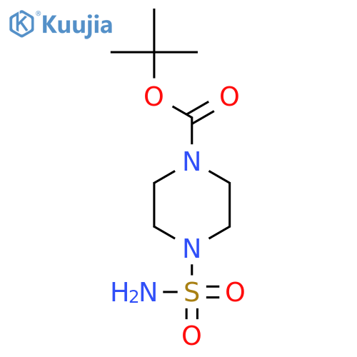tert-butyl 4-sulfamoylpiperazine-1-carboxylate structure