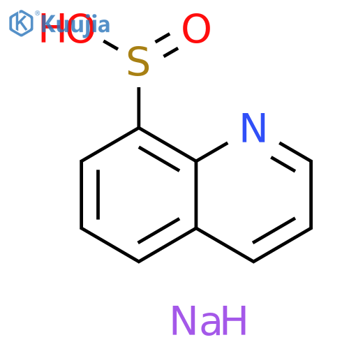 8-Quinolinesulfinic acid, sodium salt (1:1) structure