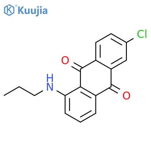 9,10-Anthracenedione, 6-chloro-1-(propylamino)- structure