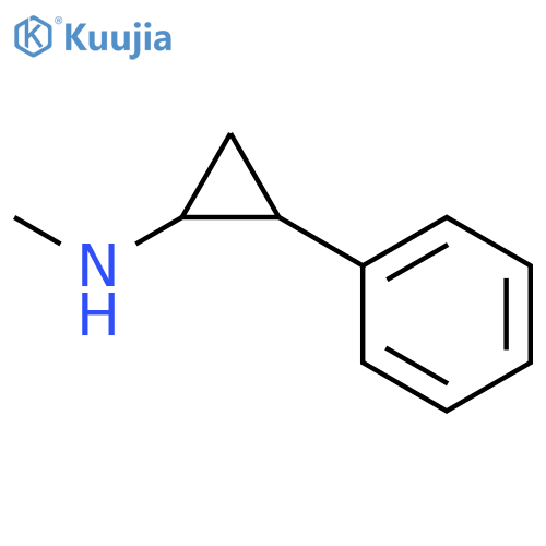 N-methyl-2-phenylcyclopropan-1-amine structure