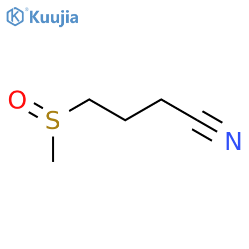 4-methanesulfinylbutanenitrile structure