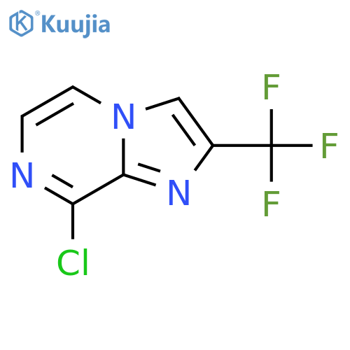 8-chloro-2-(trifluoromethyl)imidazo[1,2-a]pyrazine structure