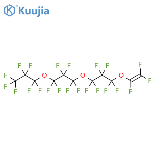 Propane,1,1,2,2,3,3-hexafluoro-1-(heptafluoropropoxy)-3-[1,1,2,2,3,3-hexafluoro-3-[(trifluoroethenyl)oxy]propoxy]- structure