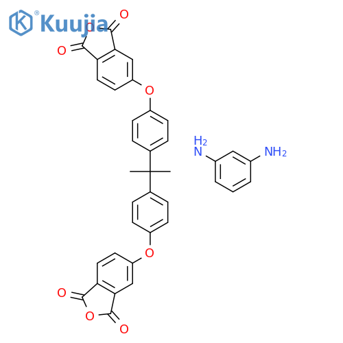 1,3-Isobenzofurandione, 5,5-((1-methylethylidene)bis(4,1-phenyleneoxy))bis-, polymer with 1,3-benzenediamine structure
