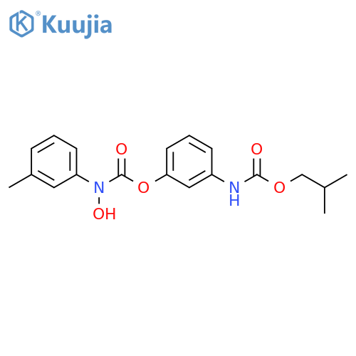 Carbamic acid, hydroxy(3-methylphenyl)-, 3-[[(2-methylpropoxy)carbonyl]amino]phenyl ester (9CI) structure