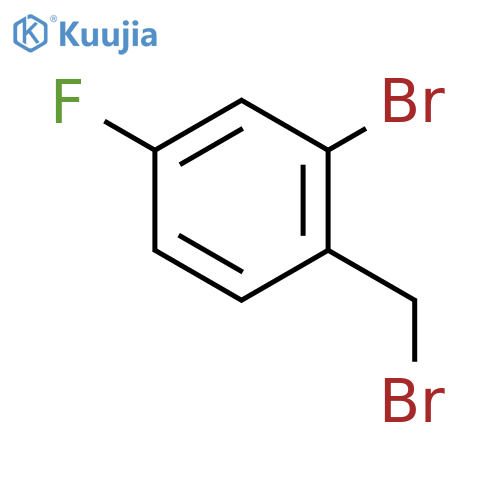 2-Bromo-4-fluorobenzyl bromide structure