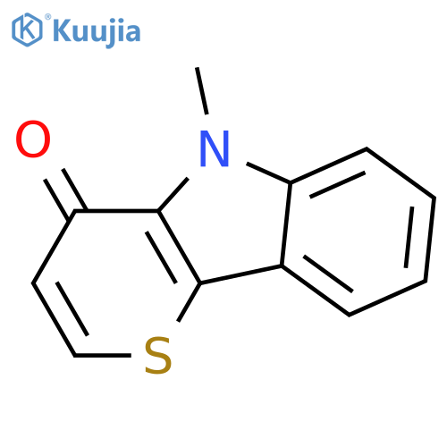 Thiopyrano[3,2-b]indol-4(5H)-one, 5-methyl- structure