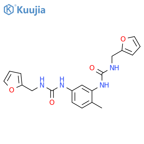 Urea, N,N''-(4-methyl-1,3-phenylene)bis[N'-(2-furanylmethyl)- structure