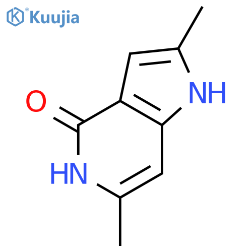 4H-Pyrrolo[3,2-c]pyridin-4-one, 1,5-dihydro-2,6-dimethyl- structure