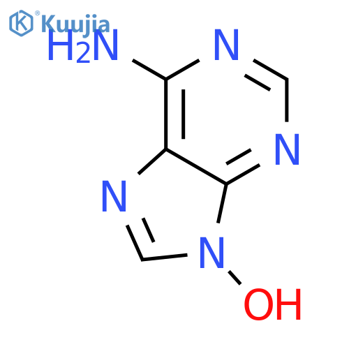 9H-Purin-6-amine, 9-hydroxy- structure